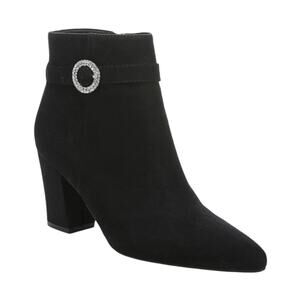 LifeStride Women's Sparkle Heeled Booties Black Size 5 1/2
